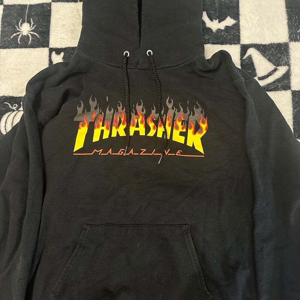 Thrasher Men's Black Hoodie